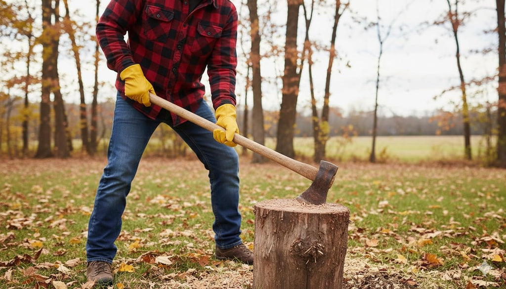 Delmont Leather Work Gloves for Men & Women