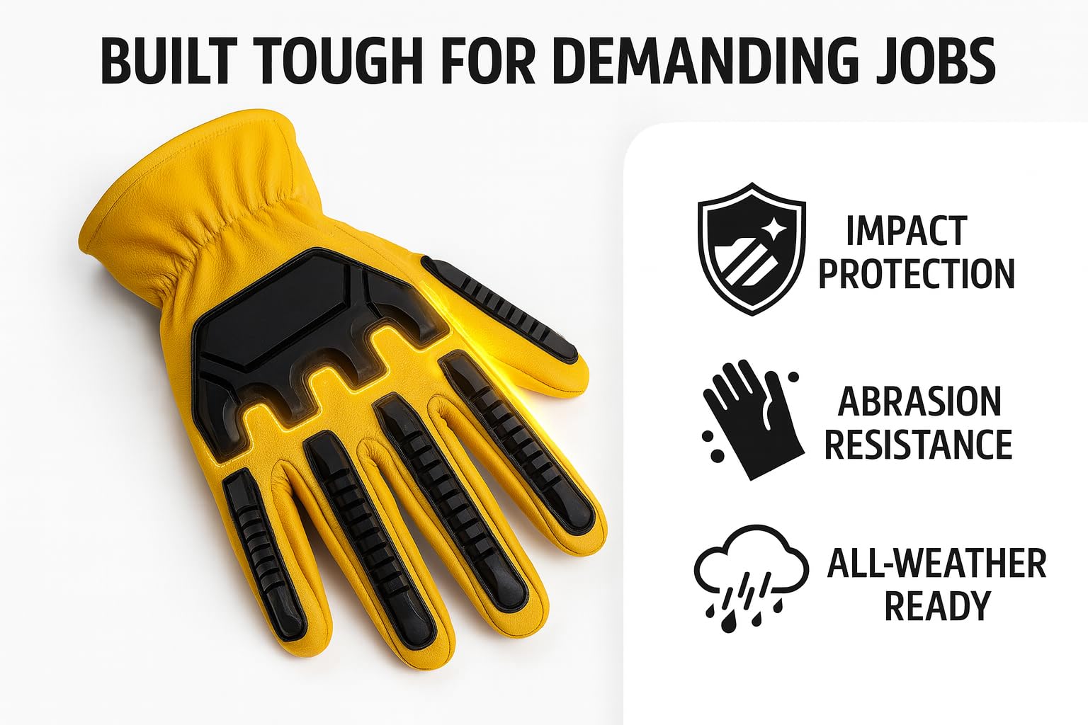 Delmont Tactical Gloves Black Leather, Stealth Operator Strike Patrol Protective Knuckle Motorcycle Gloves for Men & Women, Airsoft Shooting Training Riding Biking Sports Impact Resistant Grip