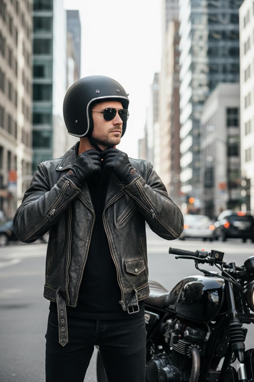 Delmont Tactical Gloves Black Leather, Stealth Operator Strike Patrol Protective Knuckle Motorcycle Gloves for Men & Women, Airsoft Shooting Training Riding Biking Sports Impact Resistant Grip