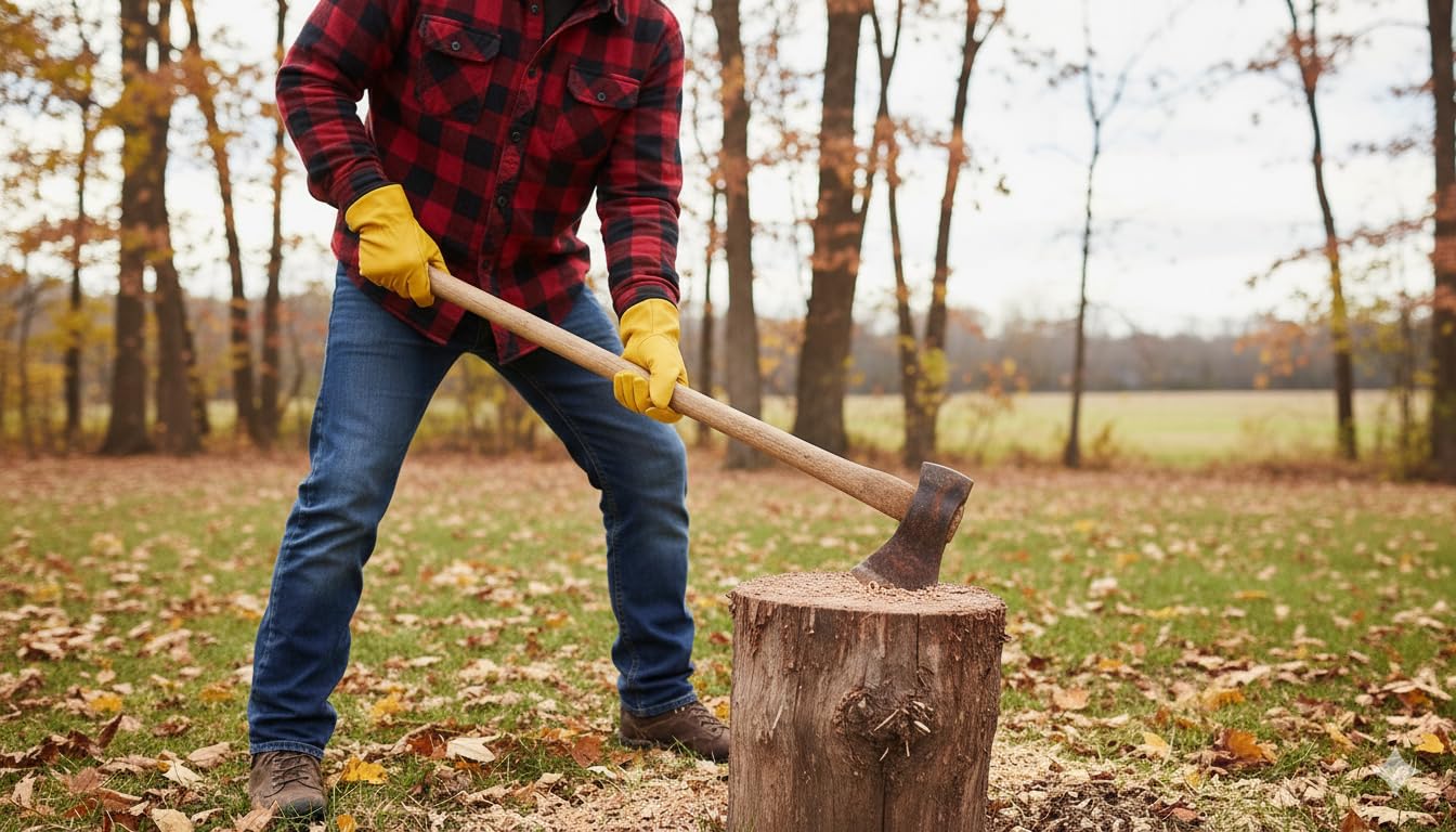 Delmont Leather Work Gloves for Men & Women