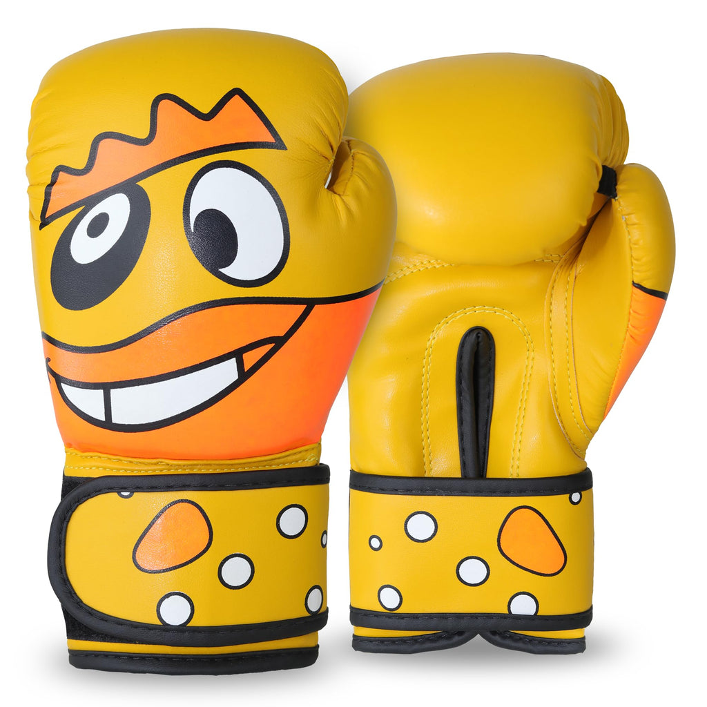 Kids Boxing Gloves – Cartoon Design Training Gloves for Boys & Girls | Comfortable Padding, Secure Wrist Support for Boxing, Kickboxing & Martial Arts