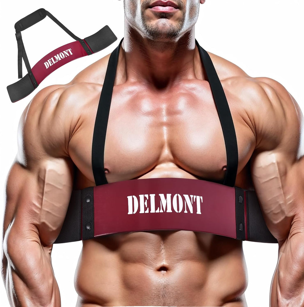 Delmont Arm Blaster for Bicep Curl  with Foam Padding & Durable Aluminum Frame