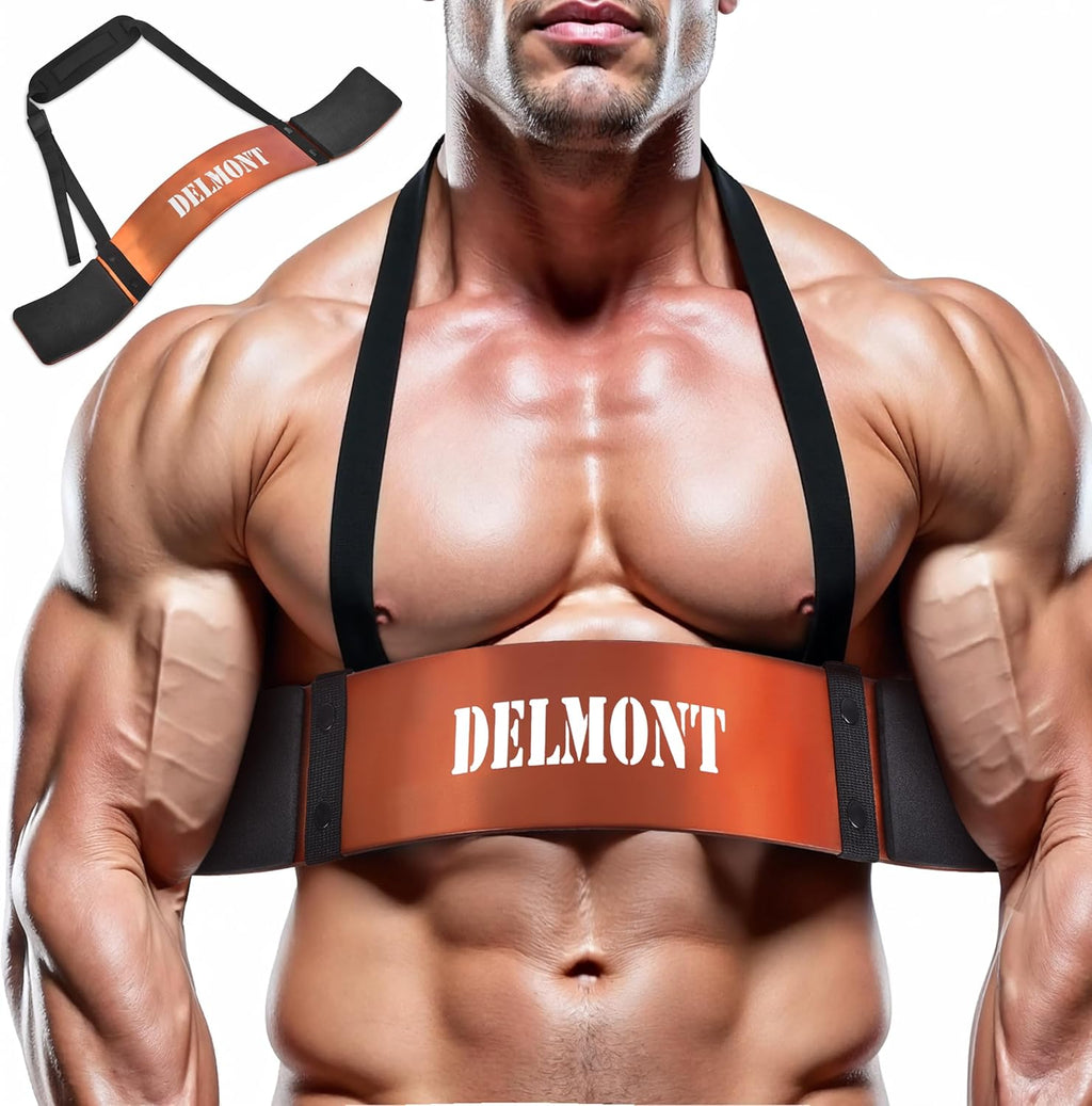 Delmont Arm Blaster for Bicep Curl  with Foam Padding & Durable Aluminum Frame