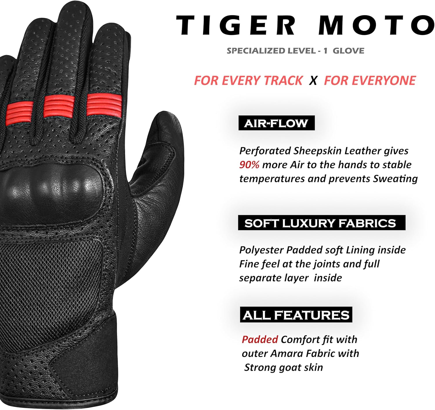Motorcycle Gloves for Men and Women – Hard Knuckle Biker Gloves with Touchscreen Compatibility, Breathable Mesh, Anti-Slip Grip – Riding Gloves for Motorcycles, Dirt Bikes