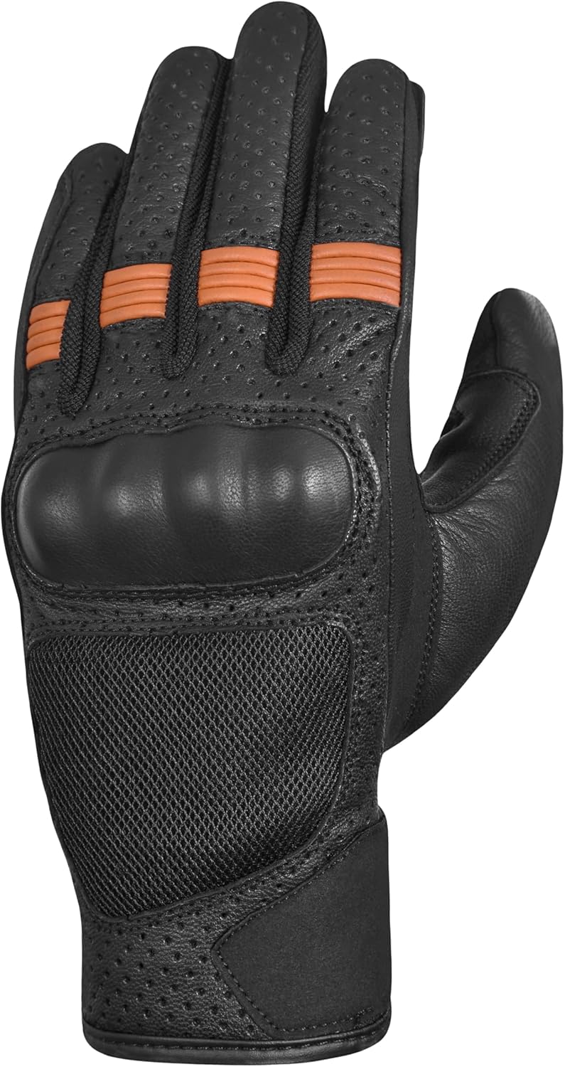 Motorcycle Gloves for Men and Women – Hard Knuckle Biker Gloves with Touchscreen Compatibility, Breathable Mesh, Anti-Slip Grip – Riding Gloves for Motorcycles, Dirt Bikes