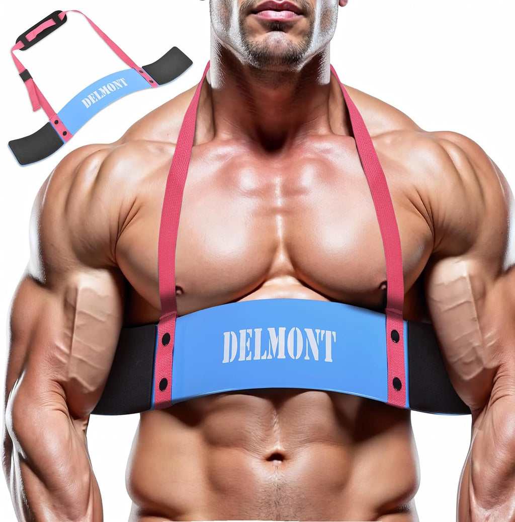 Delmont Arm Blaster for Bicep Curl  with Foam Padding & Durable Aluminum Frame