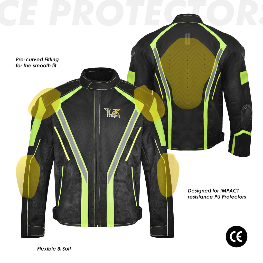 Adventure Touring Motorcycle Winter Jacket For Men & Women