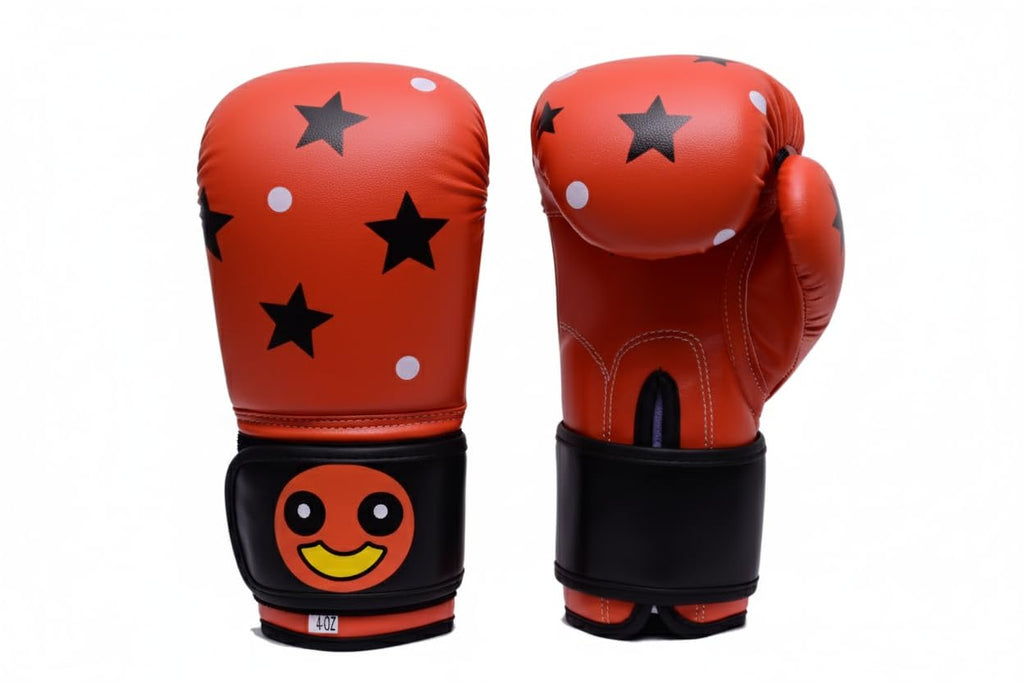 Kids Boxing Gloves – Cartoon Design Training Gloves for Boys & Girls | Comfortable Padding, Secure Wrist Support for Boxing, Kickboxing & Martial Arts