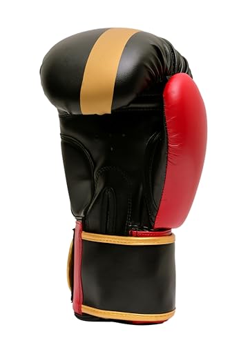 Delmont Boxing Gloves for Men and Women - Heavy Bag, Kickboxing, Sparring & Training Gloves with Multi-Layer Padding, Wrist Support & Breathable Lining