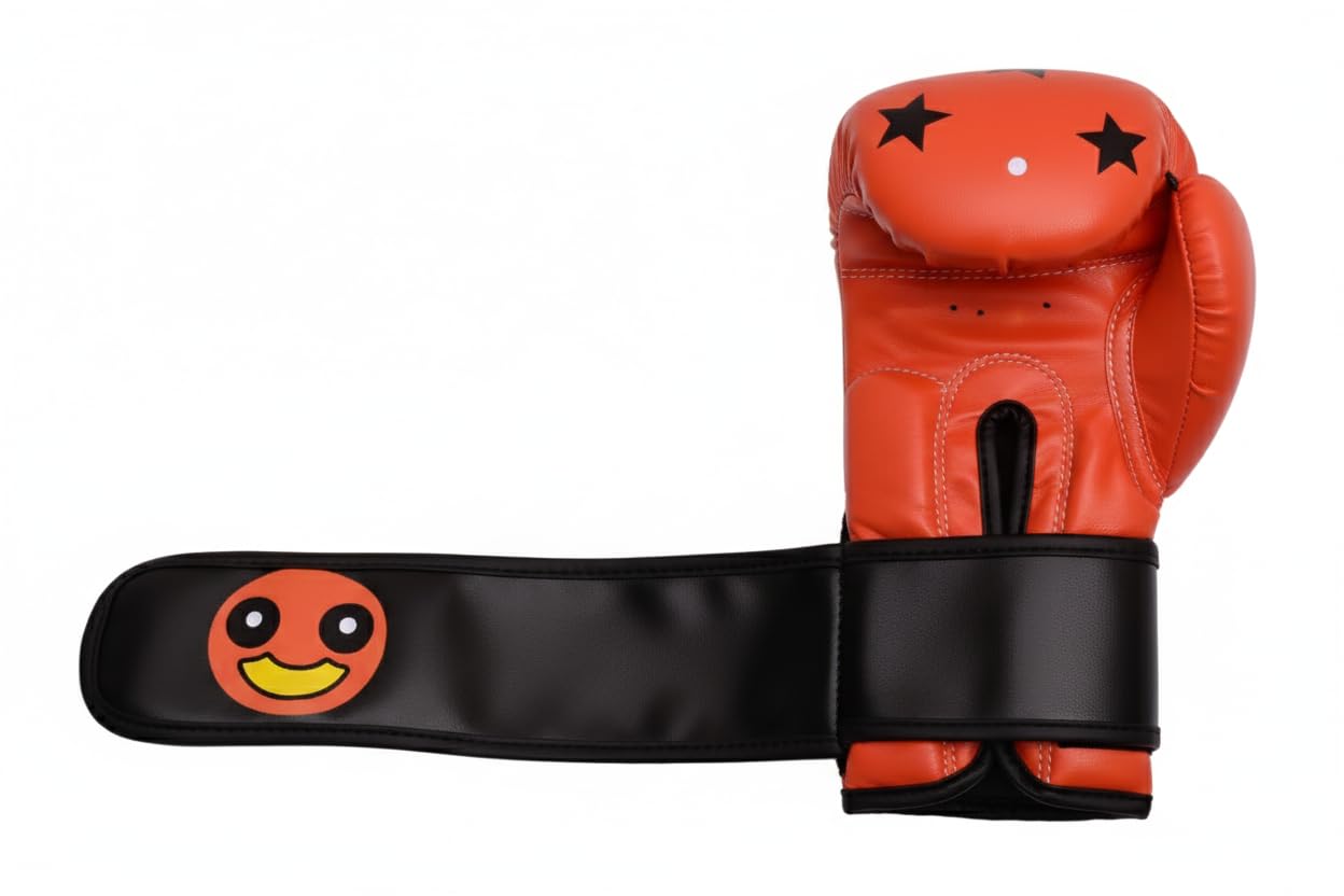 Kids Boxing Gloves – Cartoon Design Training Gloves for Boys & Girls | Comfortable Padding, Secure Wrist Support for Boxing, Kickboxing & Martial Arts