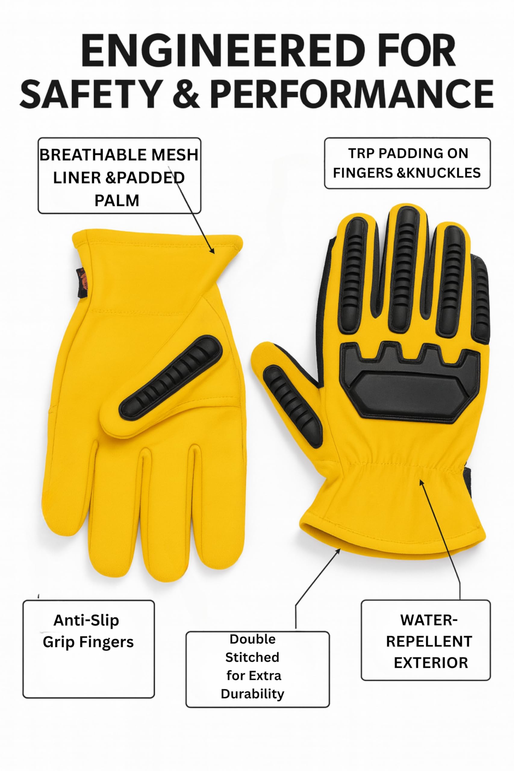 Delmont Tactical Gloves Black Leather, Stealth Operator Strike Patrol Protective Knuckle Motorcycle Gloves for Men & Women, Airsoft Shooting Training Riding Biking Sports Impact Resistant Grip