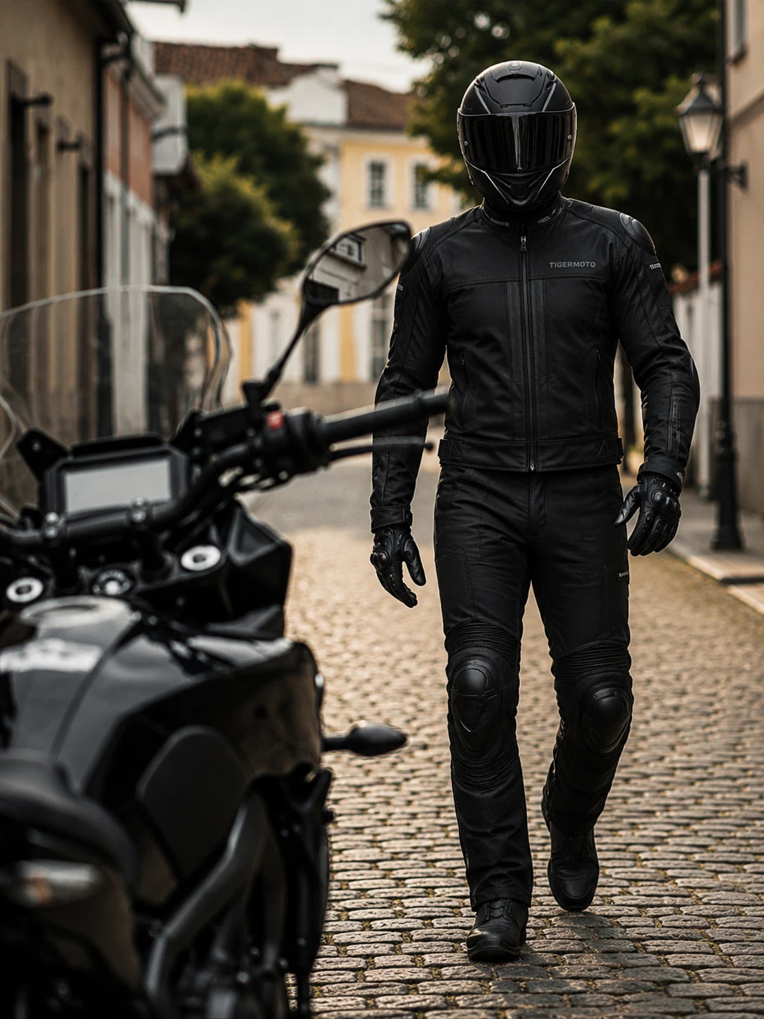 FULLY CUSTOM Urbanite Leather Motorcycle Suit CE Level 2 Armor Racing Riding Gear